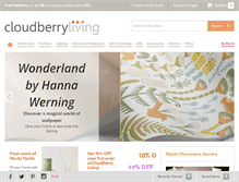 Tablet Screenshot of cloudberryliving.co.uk